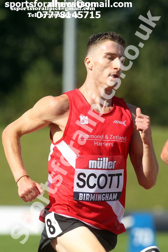 Mens 5000 metres, 2019 Muller British Championships, Alexander Stadium, Birmingham. Photo: David T. Hewitson/Sports for All Pics